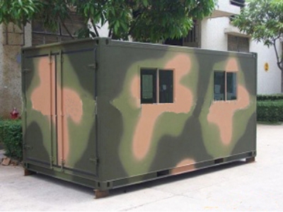 上海軍用單體集裝箱活動房